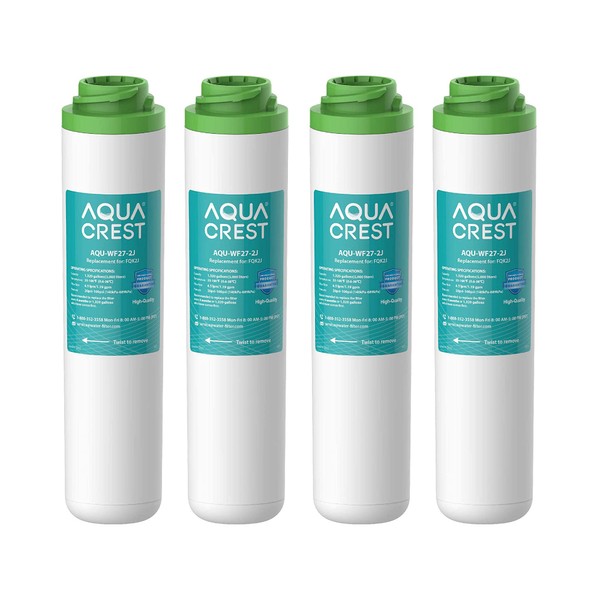 AQUACREST FQK2J Under Sink Water Filter, Replacement for GE FQK2J,
