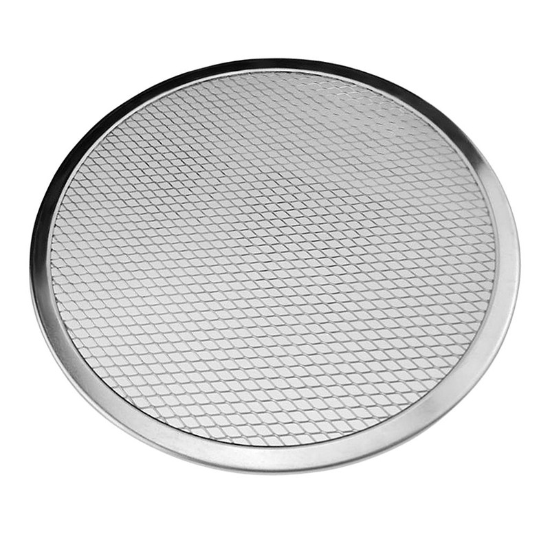 B Baosity Round Mesh Tray Non Stick Aluminium Baking Cooking