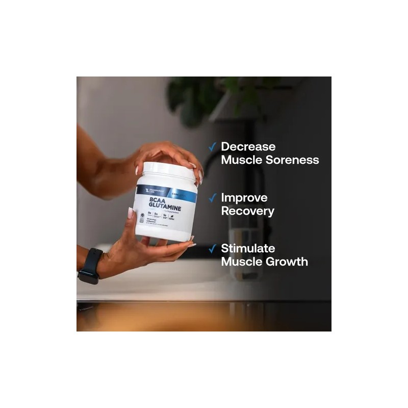 Transparent Labs Bcaa Glutamine Polvo 8000 Mg