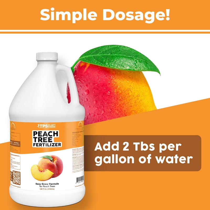 TPS NUTRIENTS Peach Tree Fertilizer for All Peach, Nectarine and