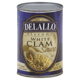 DeLallo White Clam Sauce, Italian-Style, 10.5oz Can, 3-Pack