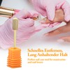 Set of 2 Nail Drill Bits with 2 Nail File,