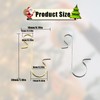 Suxgumoe Christmas Tree Hooks, Pack of 200 S Hooks Small
