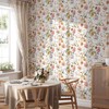 Coloritto Garden Flowers and Birds Peel and Stick Wallpaper |