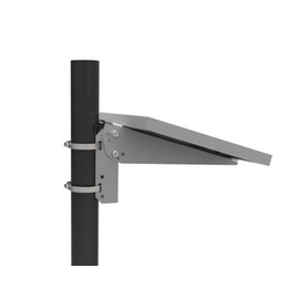 Lowenergie Solar PV Panel Pole mounting Adjustable Size lamp Post Side Utility Post Mount (Small. Max Panel Height on Bracket 300mm)