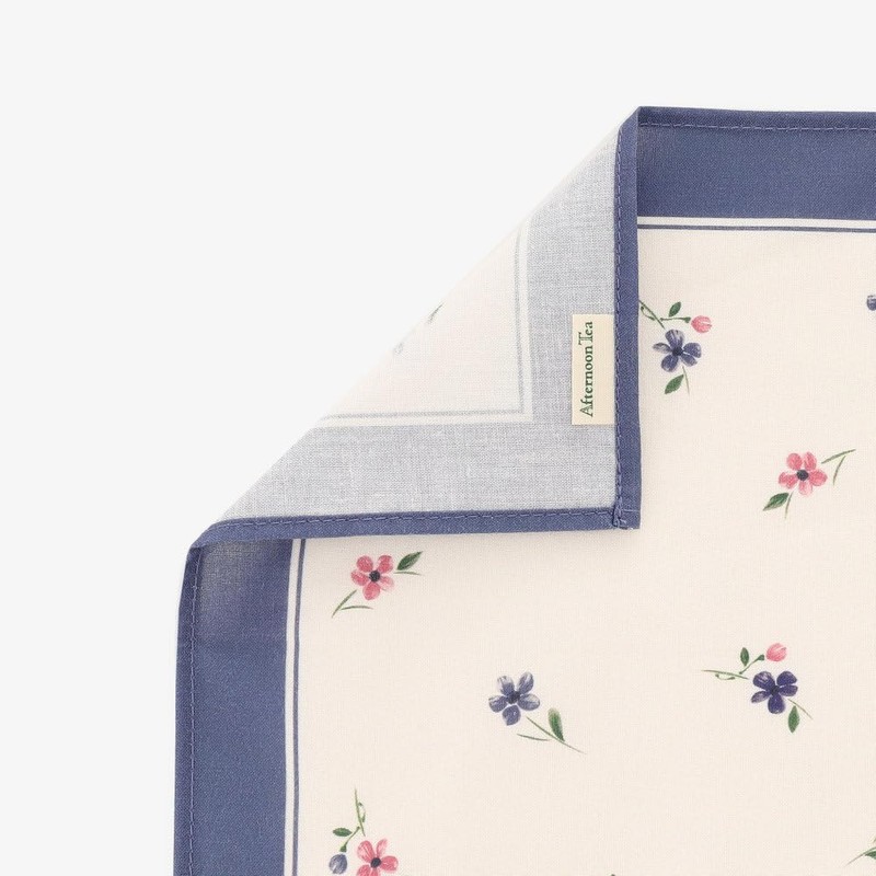 Afternoon Tea Living JD56 Elitage Fleur Antibacterial Lunch Cloth, Navy
