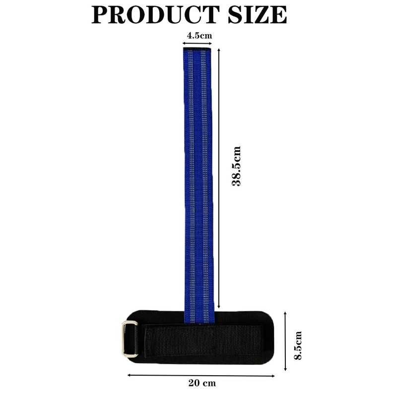 MOOCY Big Grip No-Slip Nylon Lifting Straps with DuraGrip for