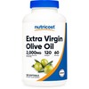 Nutricost Extra Virgin Olive Oil Supplement (2,000mg) 120 Softgels -
