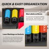 BILITOOLS 1/2 inch Drive Impact Lug Nut Socket Set, Metric