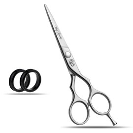 Glamified Glam Hairdressing Barber Hair Scissor for Professional Hairdressers Barbers Stainless Steel Hair Cutting Shears - for Salon Barbers, Men, Women, Children and Adults