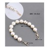 BEAUTY PLAYER 2 Piece Bag Chain Replacement Shoulder Chain Pearl