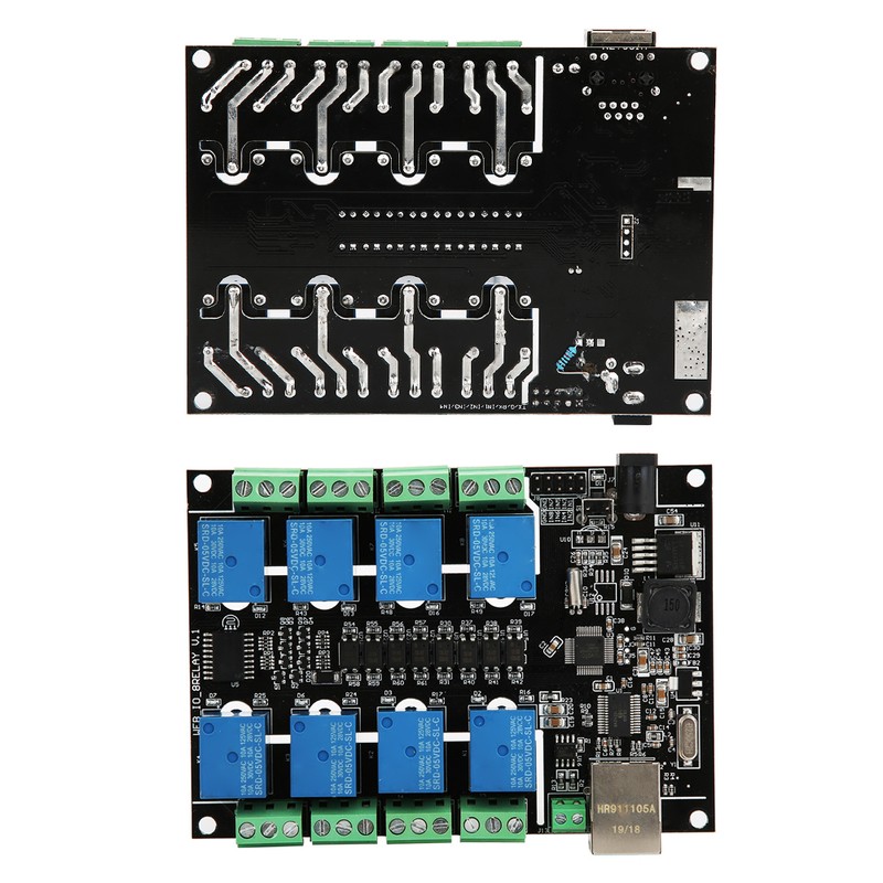 PLC Control Module Network Relay RJ45 8-Channel Industrial Accessory NC-1000