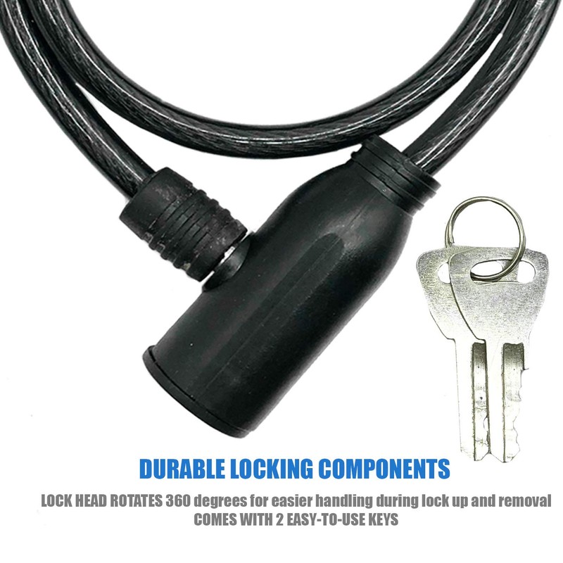 Max Limit Cable Bike Lock (Black)