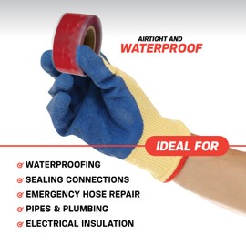 Bond It Rescue Tape, Self-Fusing Silicone Tape, Emergency Plumbing Pipe & Radiator Hose Repair, Electrical Insulation, Waterproof, 950PSI, 1" Width x 36' Length x 0.02" Thick, Clear