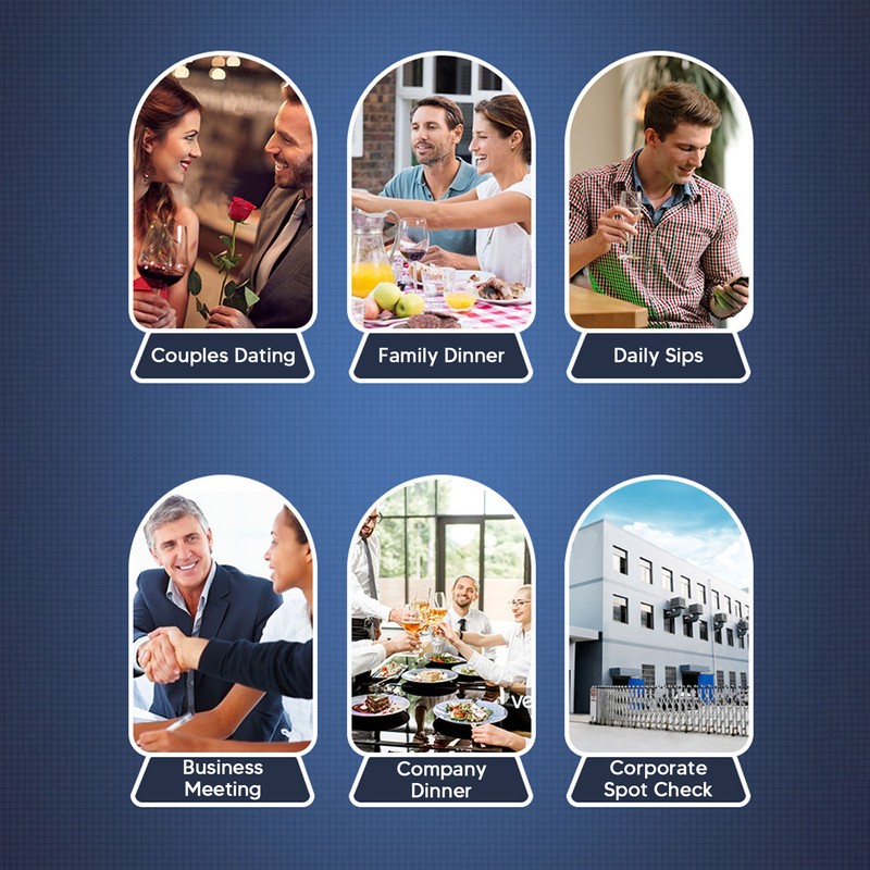 Alcohol Tester Portable Pocket Alcohol Tester with Digital TFT Color