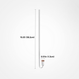 LANDEN AERVITA CO2 Diffuser Kits, Nano-Sized Ceramic diffusing disc Professional Aquarium CO2 High-Efficiency S Size with Suction Cups and Silicone air Hose for Aquarium Tank 10-30gal (40-110L)