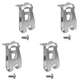 4 Pcs Belt Hook Clip for Makita DHP480 DHP482 HP457 HP347 TD127 TD126 Cordless Drills Driver Power Tools, Drill Clip for Makita, Belt Clip Hook Cordless Drills Driver Power, with 4 Screws