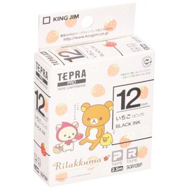 キングジム テープカートリッジ テプラPRO リラックマ 12mm SGR12BP いちご ピンク