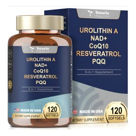 Urolitina A  Nad Frmula Juventud Cuerpo Y Mente 120caps Sin Sabor                                                                                     