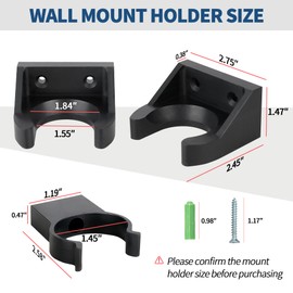 Soporte de pared para aspiradora Dyson Stick V15 V11 V10 V8 V7, accesorio de estación de acoplamiento, accesorios de aspiradora y accesorios para Dyson, negro