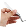 Baluue False Eyelash Auxiliary Tweezers False Eyelash Remover Tool Stainless