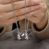 Deluxe 2x Collares Dinosaurios Iman Pareja Colgante Hombres Mujeres