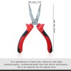 Sharp-tec Long Nose Pliers 160mm with Soft Grip Handles, Heavy