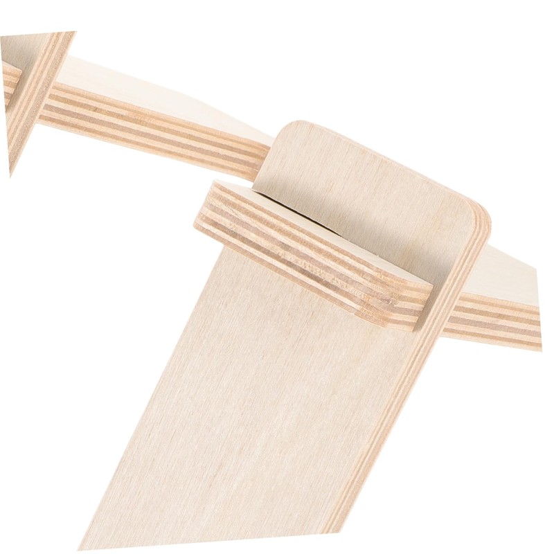 COHEALI Wooden Bike Holder Detachable Scooter Stand Support for Balanced