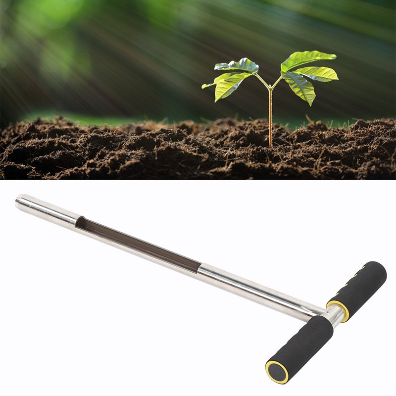 Soil Sampler Stainless Steel Sampling Device Garden Golf Field Maintain