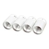 TOMALL Silver Bullet Shell Valve Caps for Automotive Offroad Truck