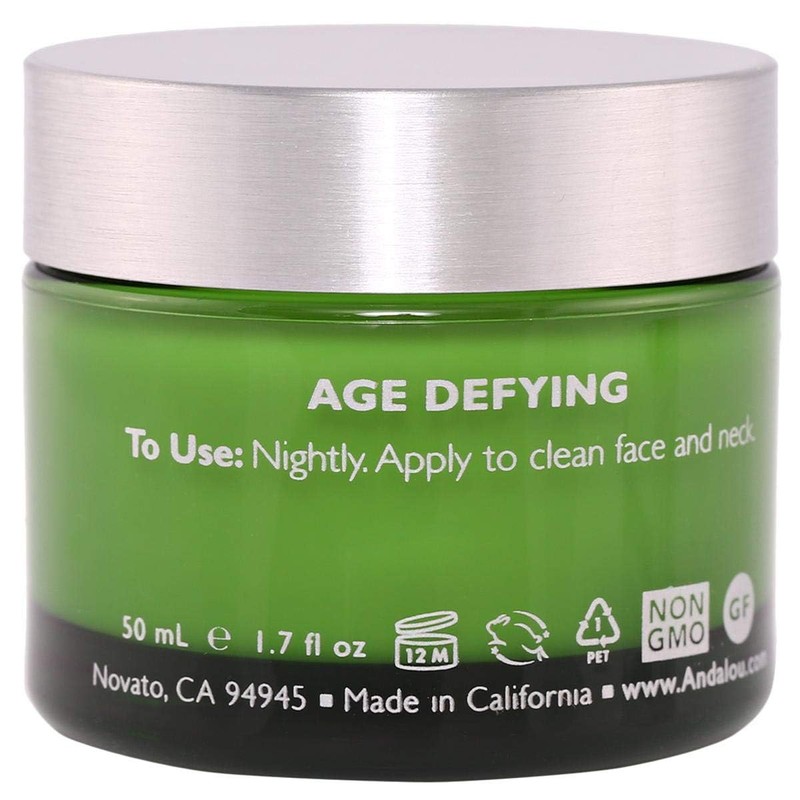 Andalou Naturals Night Crm Repair Resvrtrl 1.7 Fl Oz(Pack of