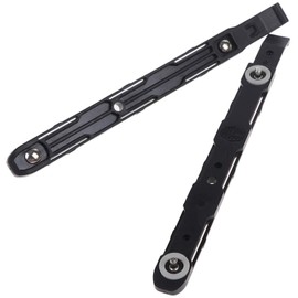 SevenMye 8 Pack Chassis Hard Drive Mounting Plastic Rails Chassis Hard Drive Rails, Black