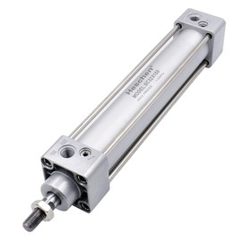 Heschen Pneumatic Standard Air Pressure Cylinder, SC 32-150, PT1/8 Inch Connection, 32 mm Bore, 150 mm Stroke, Double Acting