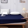 NAFAY LIVING Fitted sheet-Plain Dyed Ultra Soft Microfiber Bedding Sheet