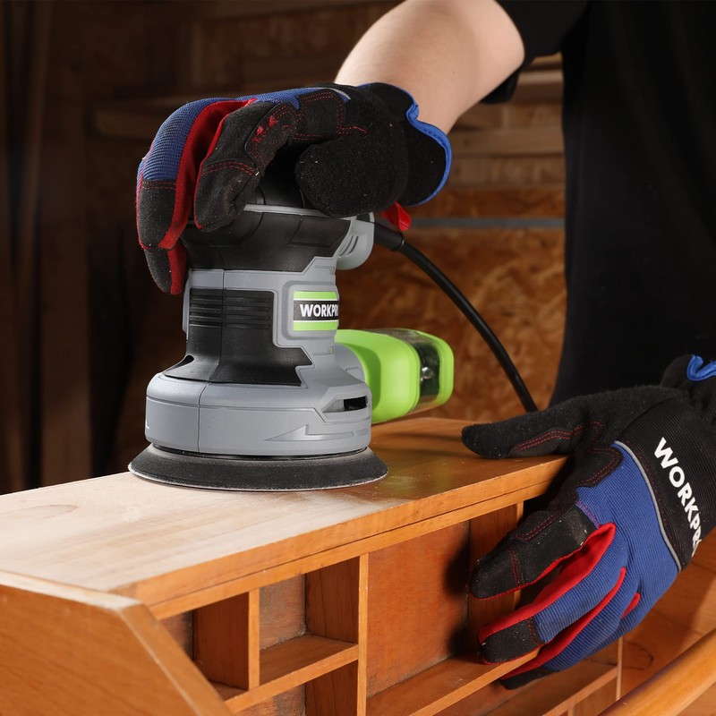 WORKPRO 5-Inch Random Orbit Sander, 6 Variable Speeds 7000 to