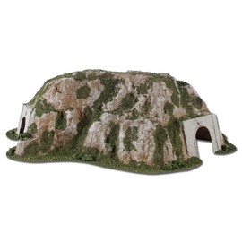 Woodland Scenics N Scale Ready Landform Tunnel Curved 10 Wide x 16-1/2" Long