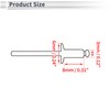 RATCHROLL 50 Pcs Open End Large Flange Blind Rivets 3mm