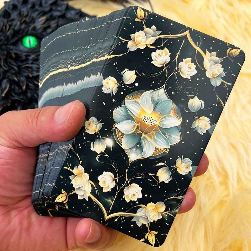 Ethereal Bloom Tarot Cards Deck, 78 Pieces, 13x8 Cm, Traditional