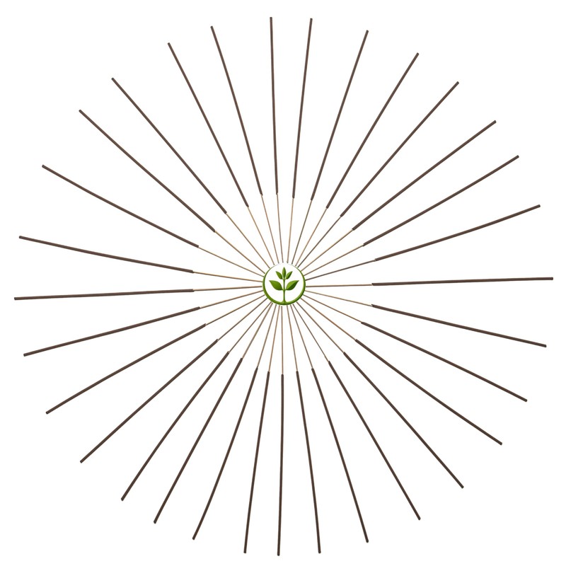 100 Unscented Incense Sticks 11" - 100% Natural Joss and
