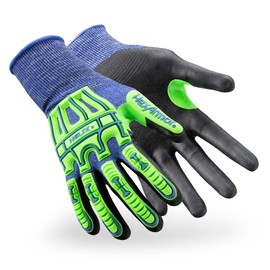 HexArmor Safety Gloves with Impact Protection | Ultra-thin Foam Nitrile Palm Coating | 360-Degree A7-Level Cut Resistance | Fiberglass-Free | Touchscreen Compatible | Helix 3026IMP | XXX-Large