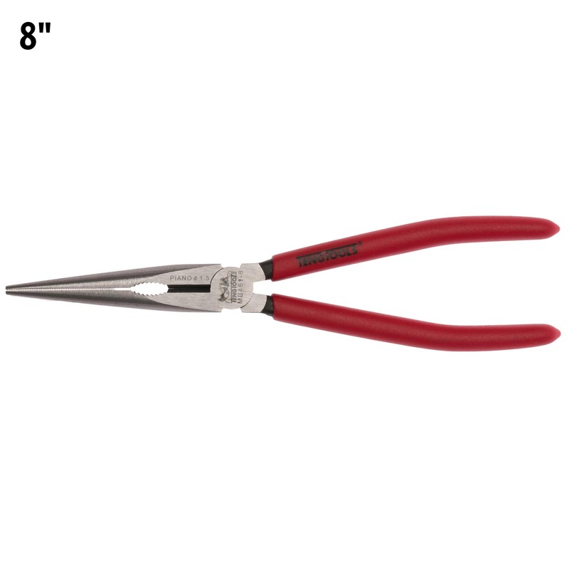 Teng MB4618 200mm 8-inch Megabite Long Nose Pliers, Chrome,steel