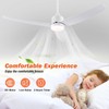 BZX Waterproof Outdoor Ceiling-Fan with Light - 52" Modern Ceiling