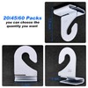 Hotop 60 Pairs Drop Ceiling Hooks for Hanging Ceiling Tile