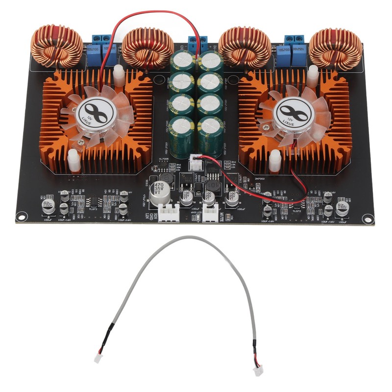 D‑Class Power Amplifier Board Double Core Digital Module 2x600W YJ‑TPA3255