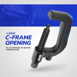 DNA MOTORING Heavy-duty 7/8 Inch Diameter Threads C-Clamp G-Clamp Set For Automotive Repair,Compatible with Chevy Silverado,GMC Sierra,GMC Yukon,Ford F,Dodge Durango,Woodworking,TOOLS-00452