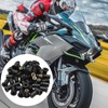 10Pcs Wear Resistant Motorcycle Rubber Well Nuts Durable Rubber Windshield