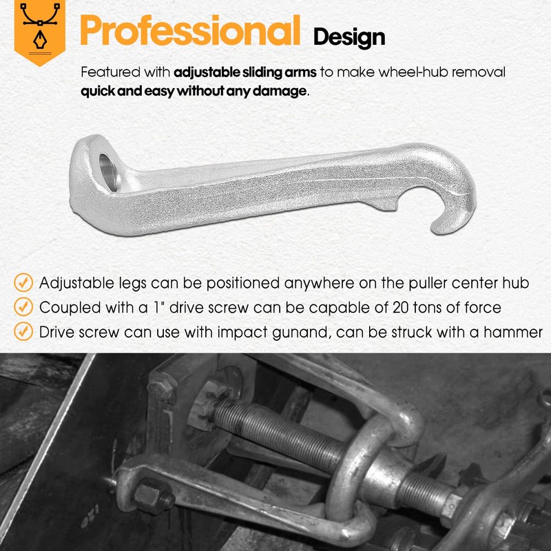 DearChan Universal Hub Puller Wheel Hub Removal Tool Replace for