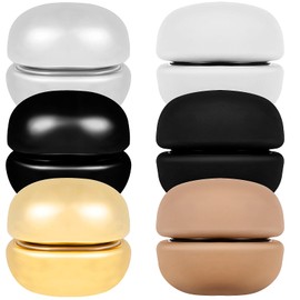 6 Pairs of Magnetic Hijab Clips, Round Magnetic Clasp Pins for Scarves and Cardigans, Buttons Without Sewing Multi-Use Brooches for Clothing