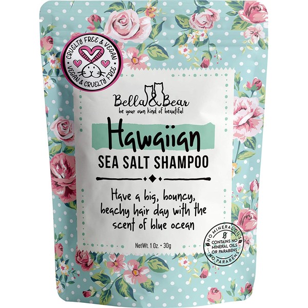 Bella and Bear Hawaiian Sea Salt Shampoo 1oz Sachet