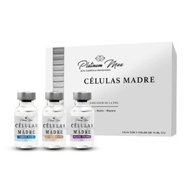 PLATINUMMAX Clulas Madre  Regenera, Repara, Uniforma, Tonifica, Hidratacin Profunda) 3 Viales de 10 Ml cu                                             